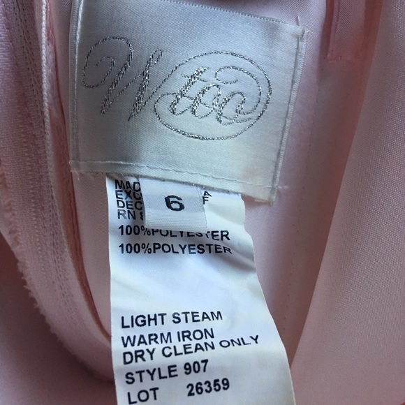 Pink Pleated Bridesmaid Formal Dress - Picture 3 of 8